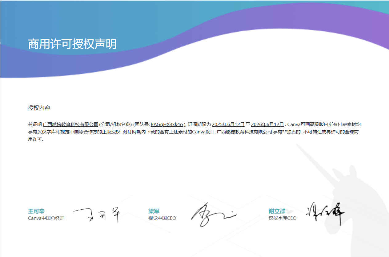 燃榜教育关于正版素材使用的声明-燃榜教育