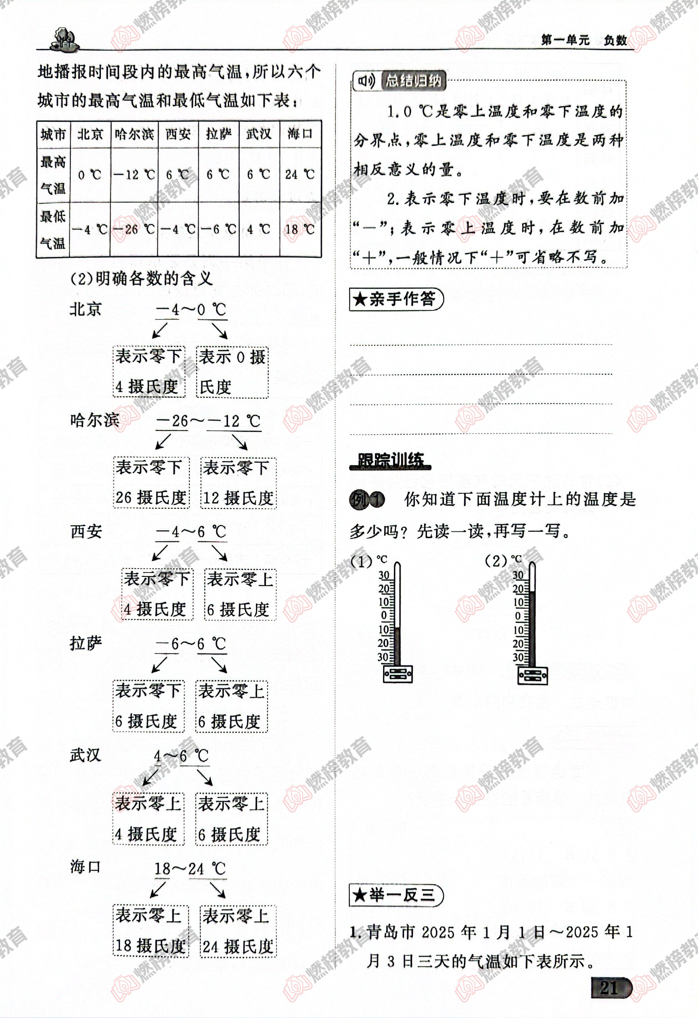 燃榜教育六年级数学寒假衔接课程简介-燃榜教育