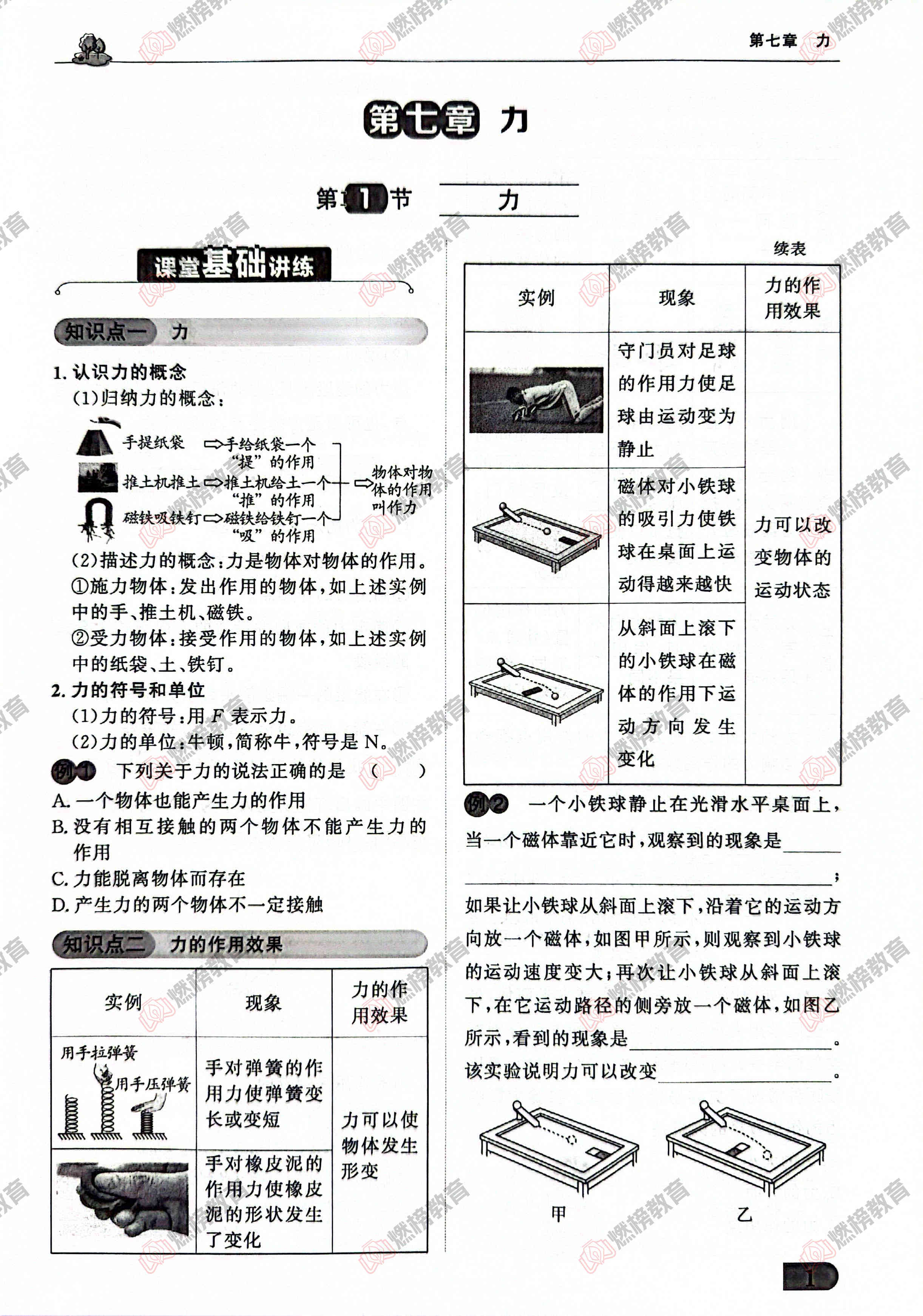 燃榜教育八年级物理寒假衔接课程简介-燃榜教育