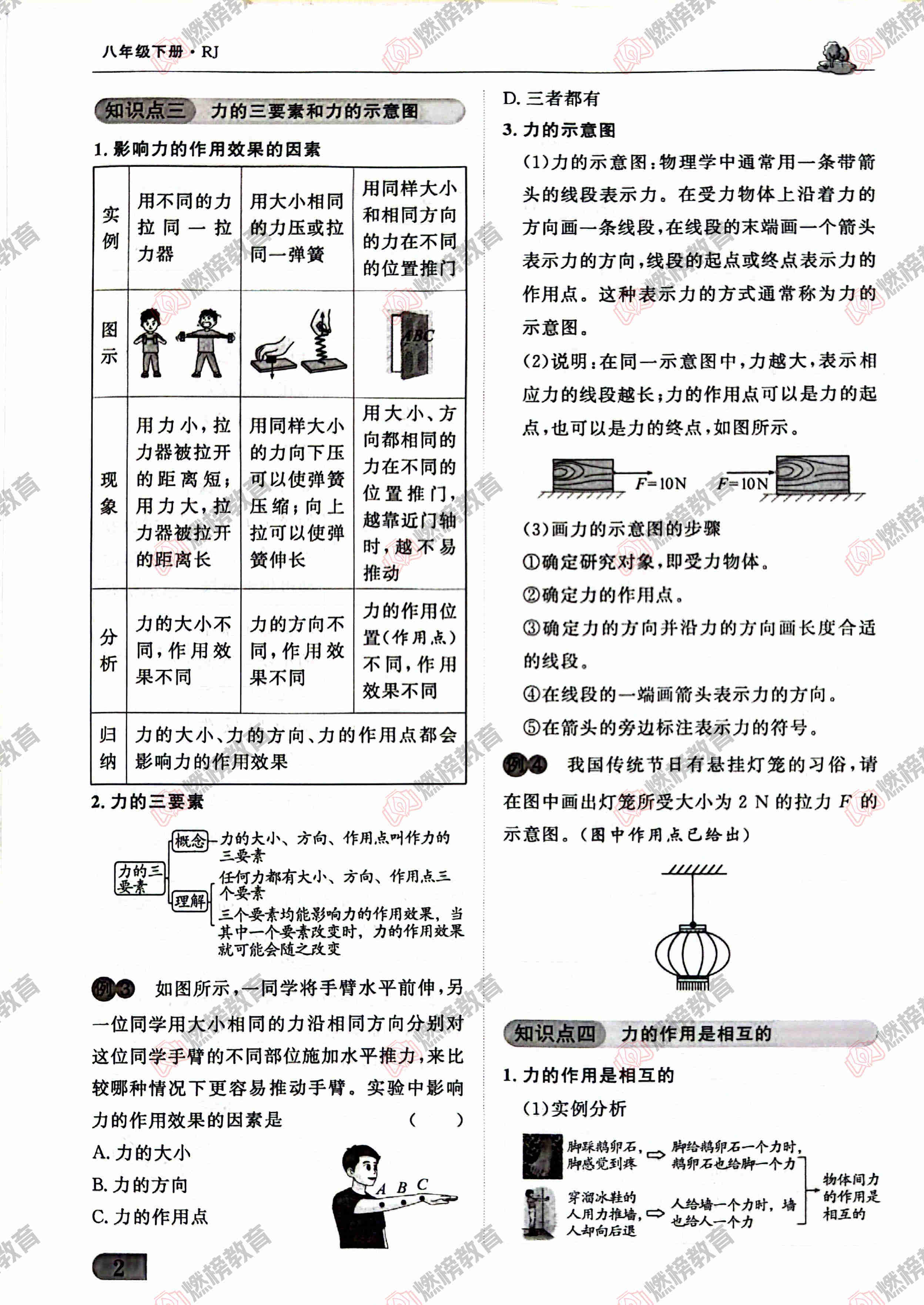 燃榜教育八年级物理寒假衔接课程简介-燃榜教育